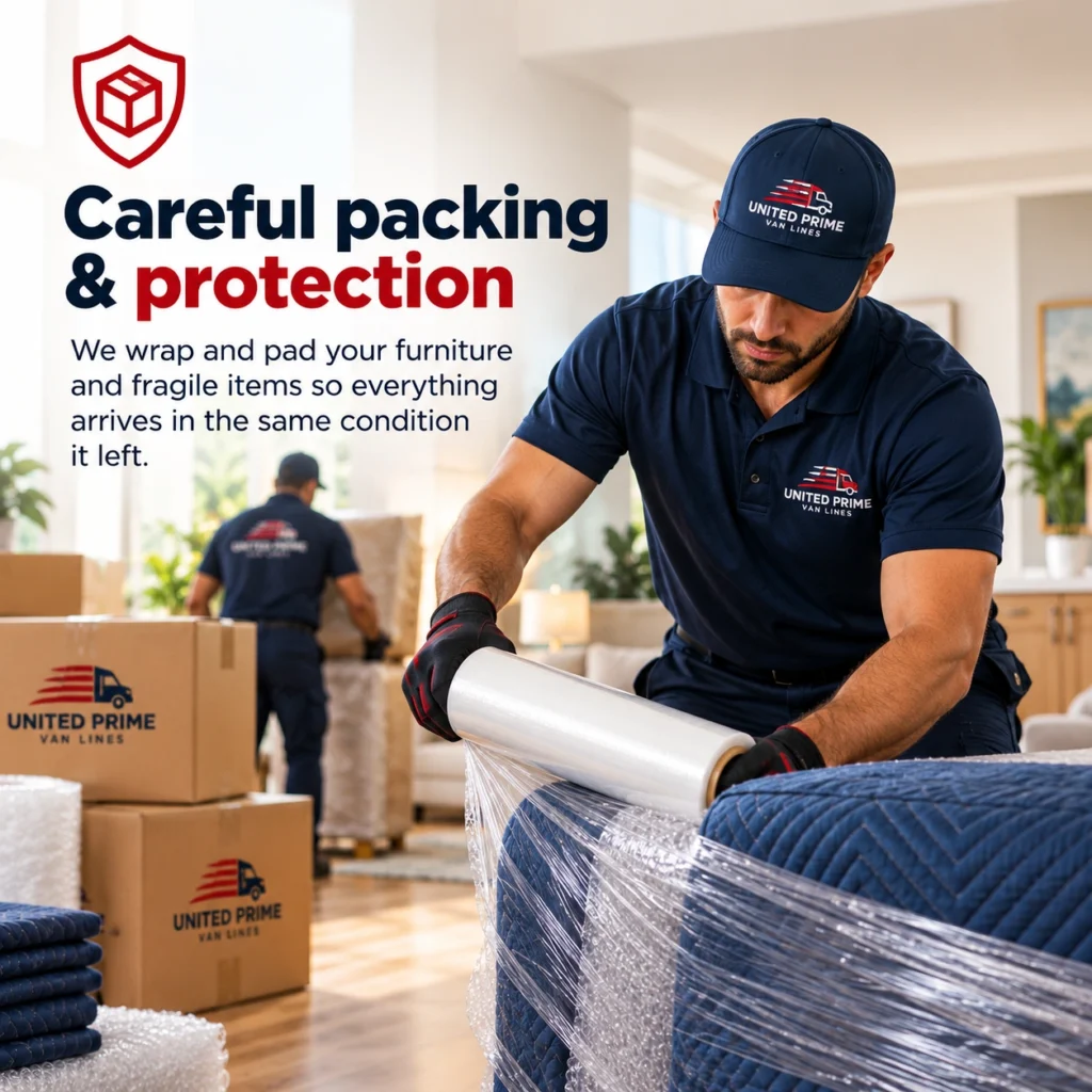 Careful packing & protection