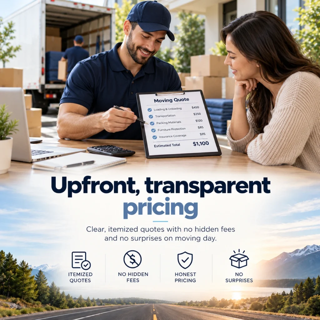Upfront, transparent pricing